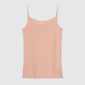 Uniqlo AIRism Camisole Toppe Dame Lyserød | 5634-BKYSU