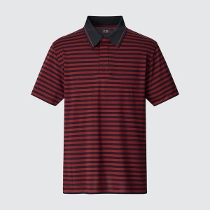 Uniqlo DRY-EX Kort-Sleeve Poloshirt Herre Rød | 0439-KHPSX