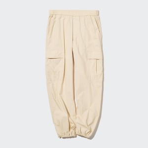 Uniqlo Easy Cargo Bukser Dame Beige | 1764-PNXVD