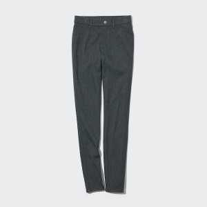 Uniqlo HEATTECH Ultra Stretch High-Rise Leggings Bukser Dame Mørkegrå | 9160-UPBKH