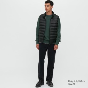 Uniqlo Ultra Light Down Vest Herre Sort | CMTFWA-865