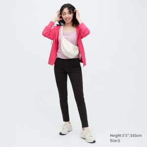 Uniqlo Ultra Stretch Leggings Bukser Dame Sort | 5148-AYKZR