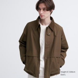 Uniqlo Utility Kort Blouson jackets Herre Brune | XFMDAY-507