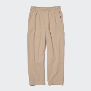 Uniqlo Washed Jersey Ankle Bukser Herre Beige | 0264-FNXSK