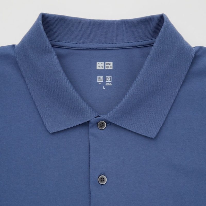 Uniqlo AIRism Poloshirt Herre Hvide | 3291-PXDIO