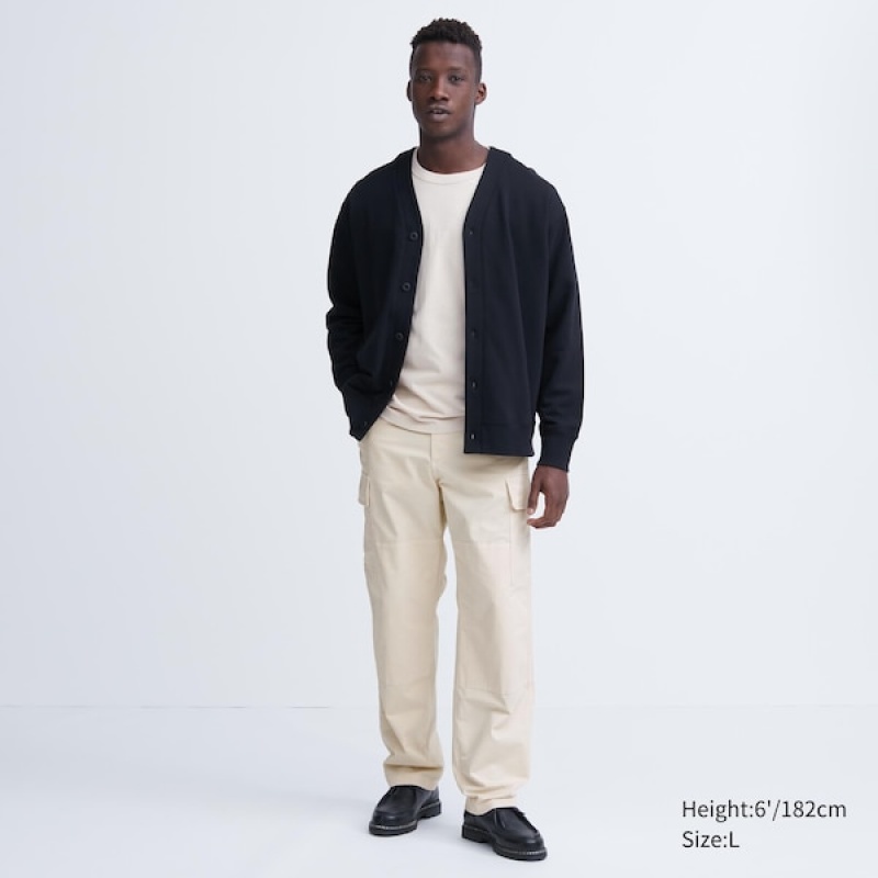 Uniqlo Cargo Bukser Herre Hvide | 8143-WNCIS