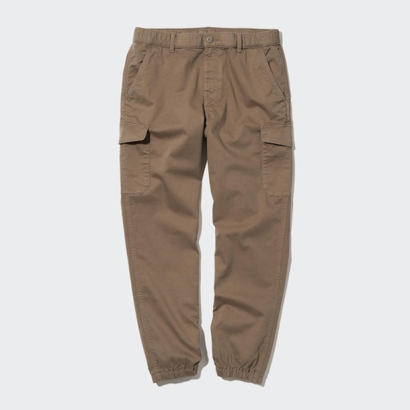 Uniqlo Cargo Joggers Herre Brune | 5612-EFJWU