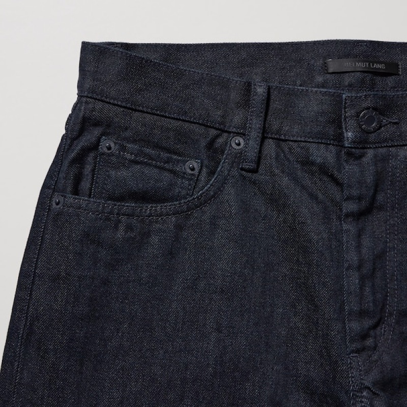 Uniqlo Classic Cut Jeans Herre Blå | 5780-TJNXW