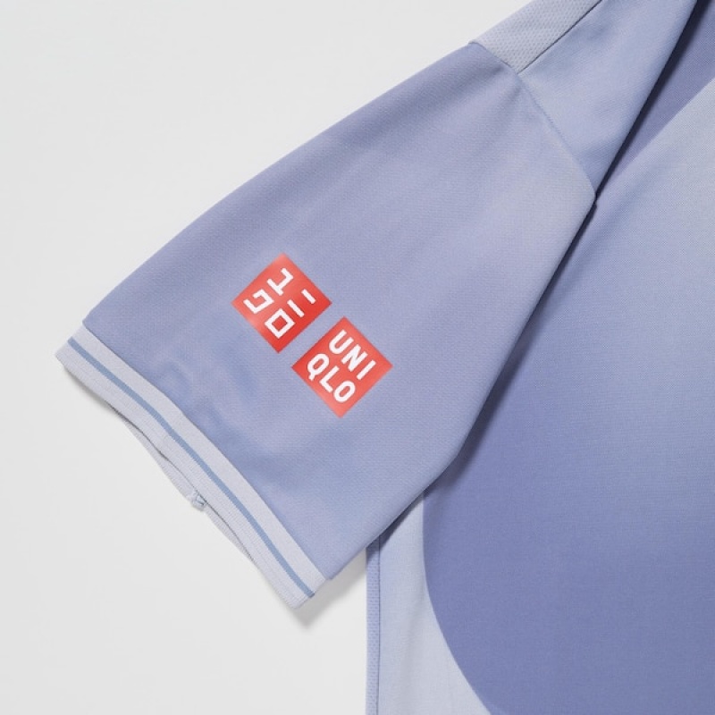 Uniqlo DRY-EX Poloshirt Herre Blå | 6841-WMVBJ