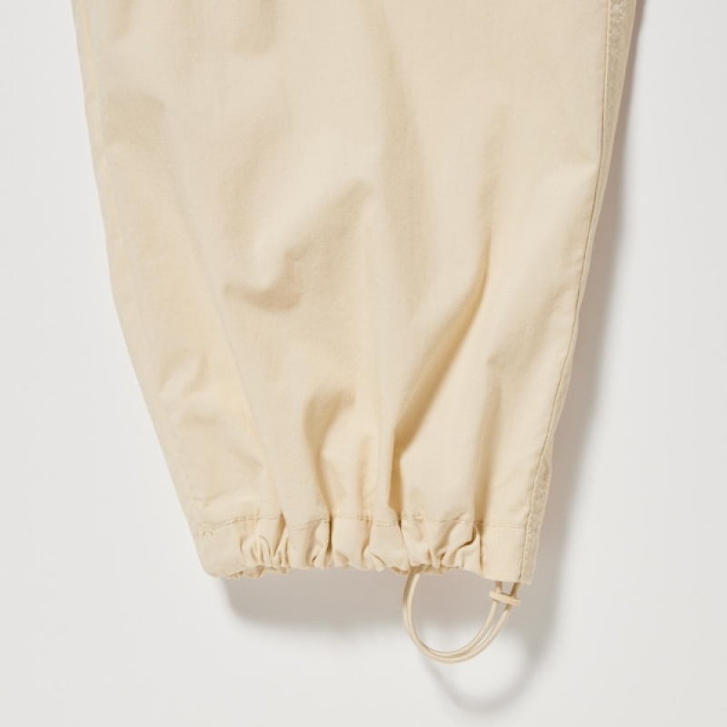 Uniqlo Easy Cargo Bukser Dame Beige | 1764-PNXVD