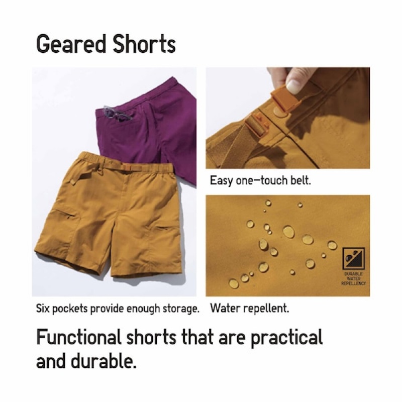 Uniqlo Geared Shorts Dame Lilla | 5309-MTWKS