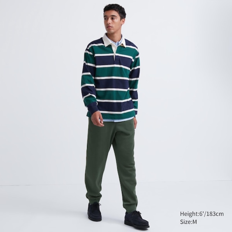 Uniqlo Joggingbukser Herre Grøn | 5914-KMUON