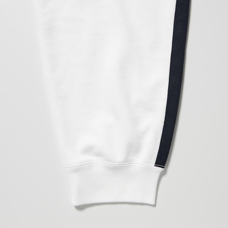 Uniqlo Joggingbukser Herre Hvide | 5920-LFETR