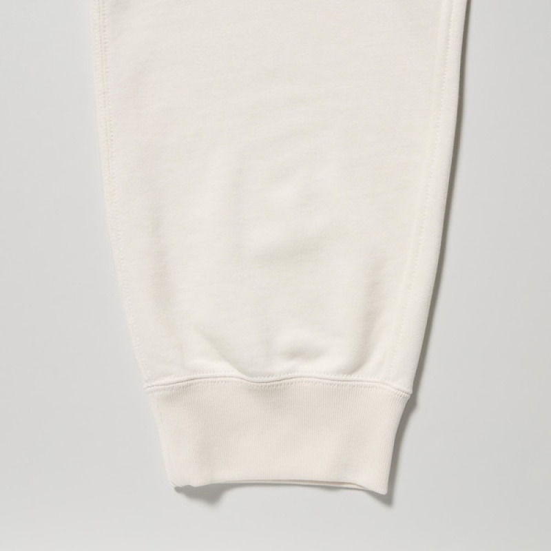 Uniqlo Joggingbukser Herre Hvide | 8419-PWHYB