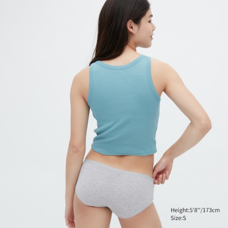 Uniqlo Plain Hip Huggers Trusser Dame Hvide | 6713-TFYVD