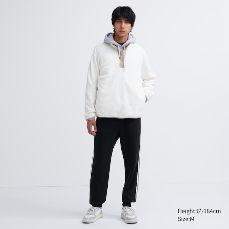 Uniqlo Side-Stripe Joggingbukser Herre Sort | 5086-HZTRI