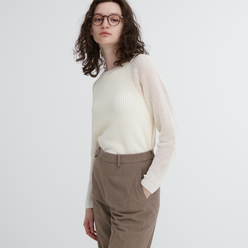 Uniqlo Smart Ankle Bukser Dame Brune | 1270-LTYZD