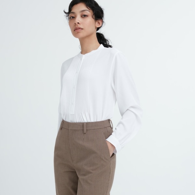 Uniqlo Smart Ankle Bukser Dame Brune | 1406-MEIQH