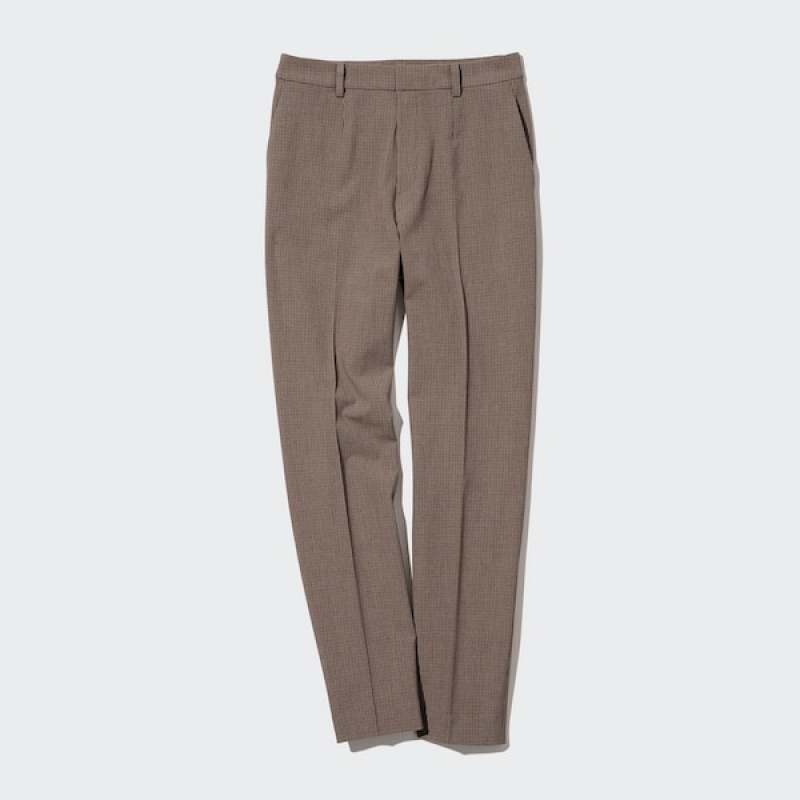 Uniqlo Smart Ankle Bukser Dame Brune | 1406-MEIQH