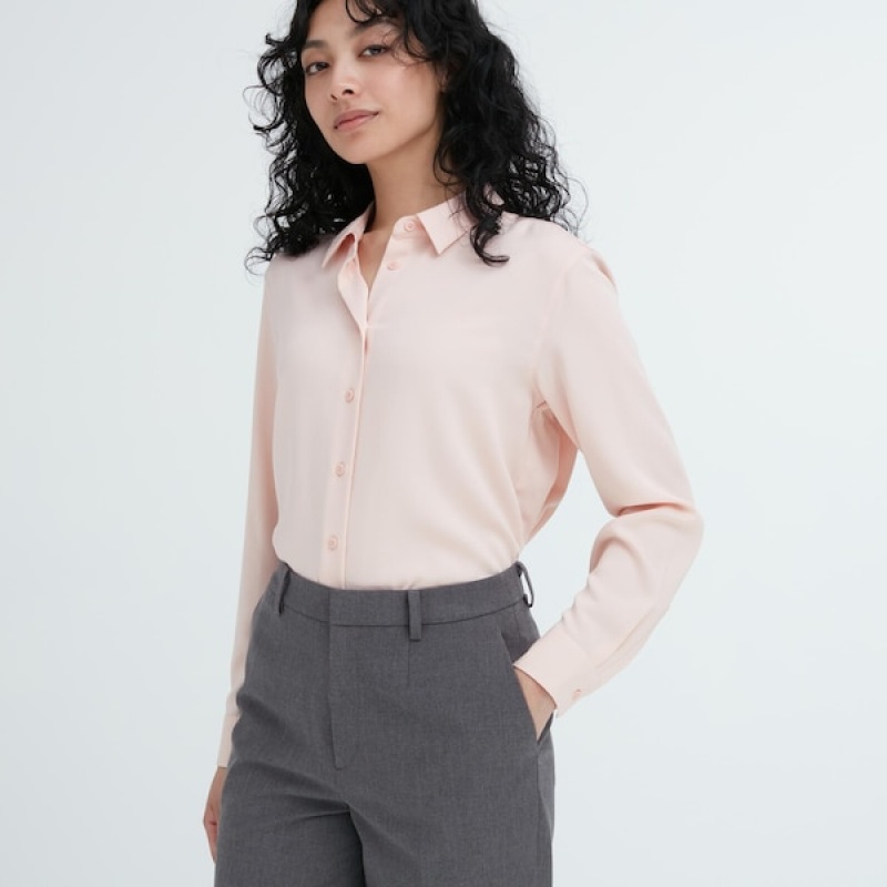 Uniqlo Smart Ankle Bukser Dame Grå | 5230-SUTVW