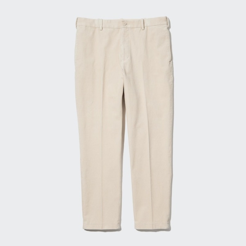 Uniqlo Smart Ankle Bukser Herre Beige | 9187-VLUJE