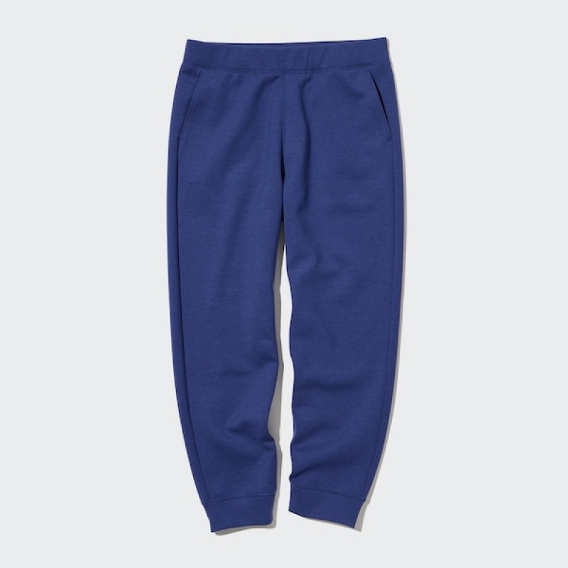 Uniqlo Stretch Dry Joggingbukser Herre Blå | 1628-OHFAQ