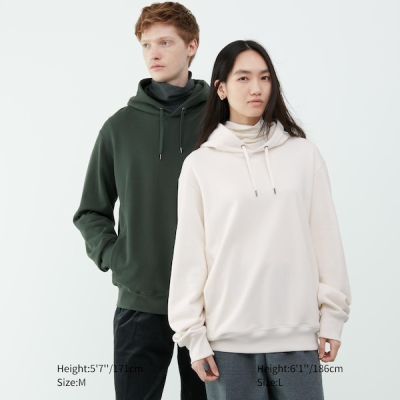 Uniqlo Sweat Pullover Long-Sleeve Hættetrøje Herre Blå | 5237-IPRJU