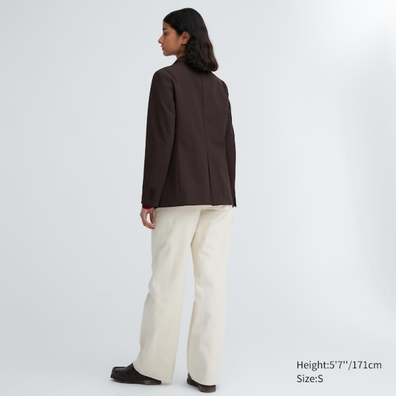 Uniqlo Tailored jackets Dame Mørkebrune | 9732-RSTLU