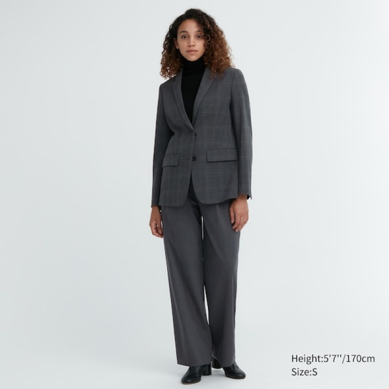 Uniqlo Tailored jackets Dame Mørkegrå | 1746-WCIQM