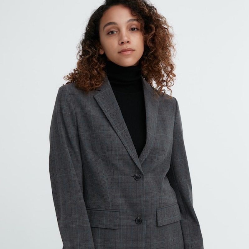 Uniqlo Tailored jackets Dame Mørkegrå | 1746-WCIQM