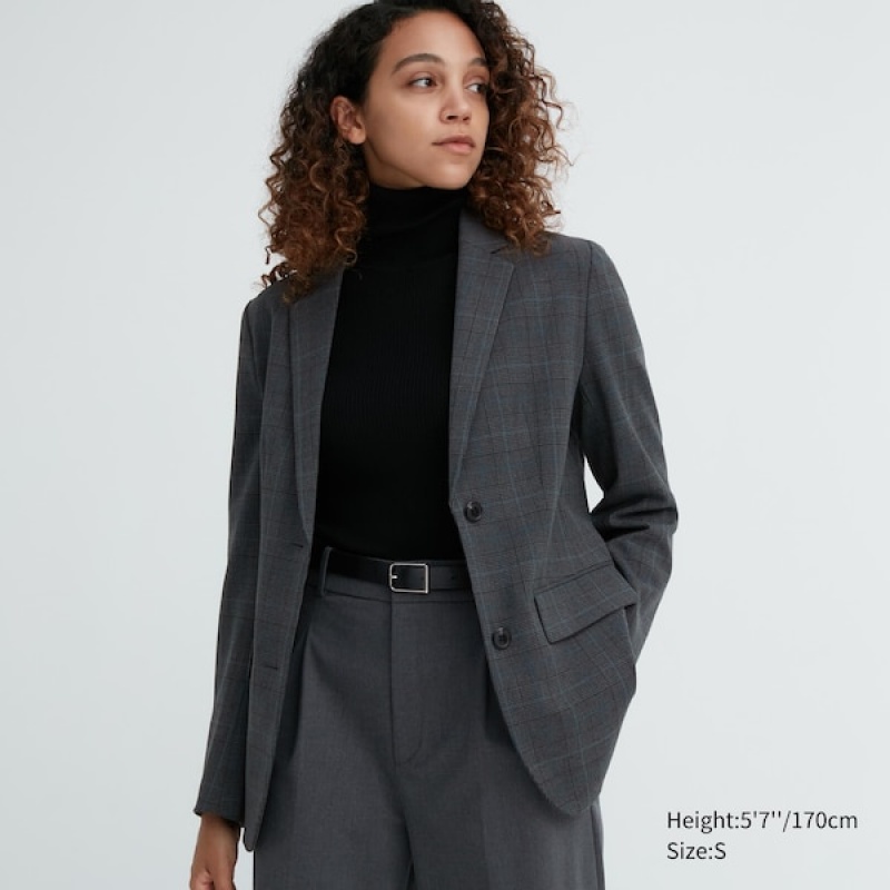 Uniqlo Tailored jackets Dame Mørkegrå | 1746-WCIQM