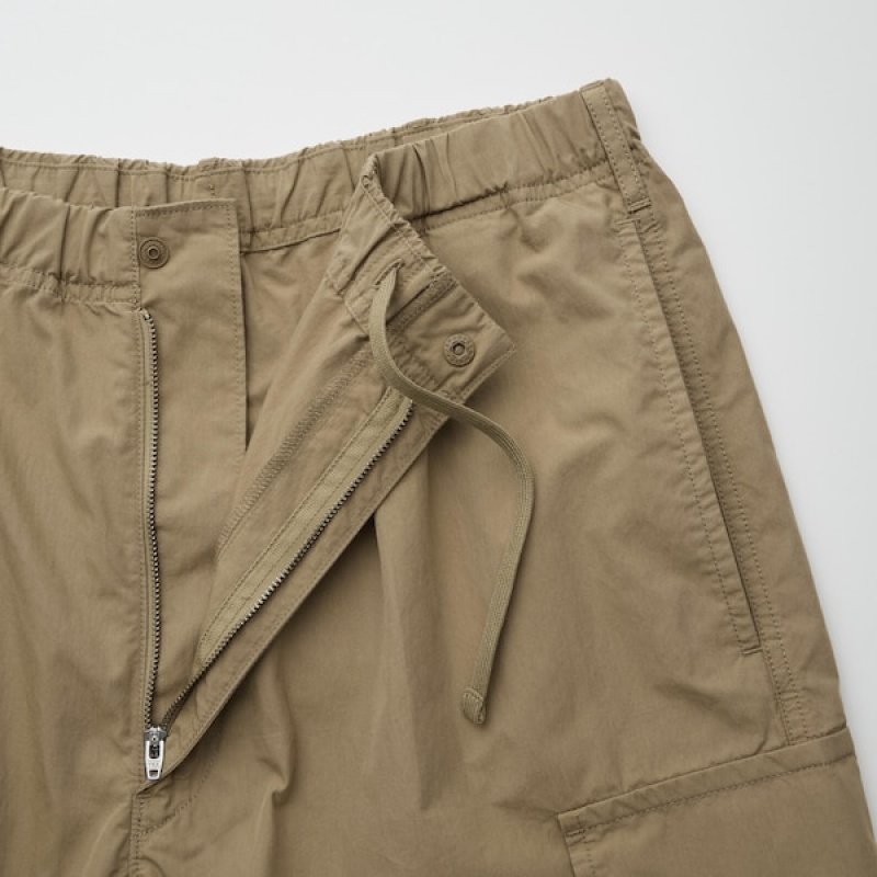 Uniqlo U Brede-Fit Parachute Cargo Bukser Herre Khaki | 2714-EVBOR