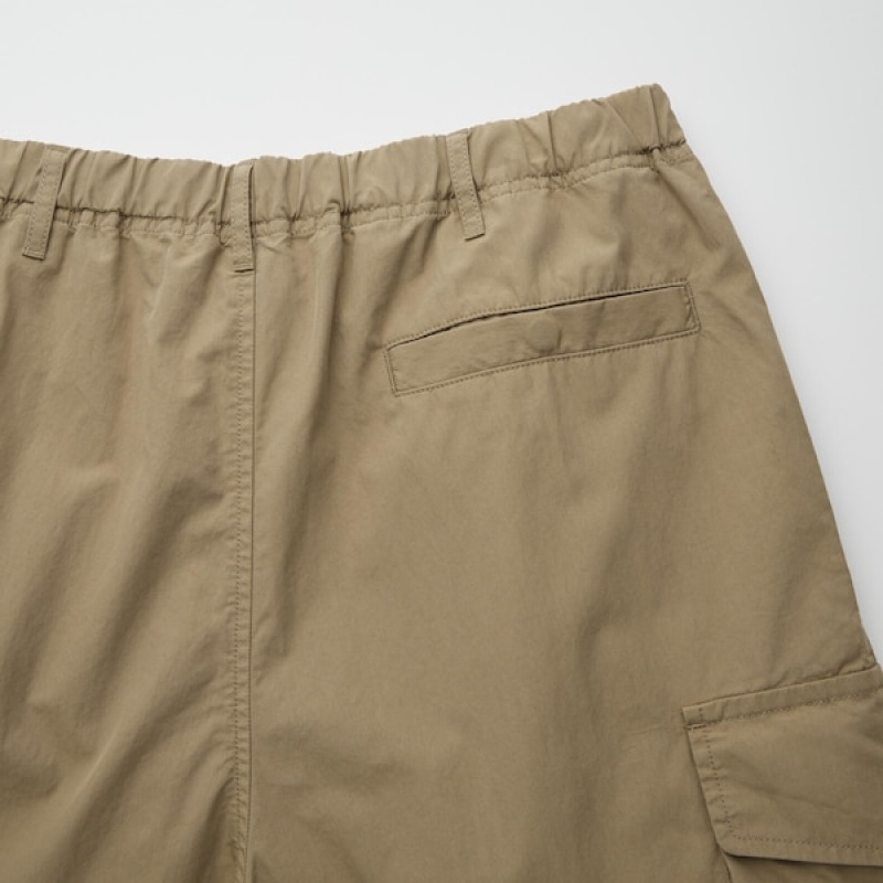 Uniqlo U Brede-Fit Parachute Cargo Bukser Herre Khaki | 2714-EVBOR