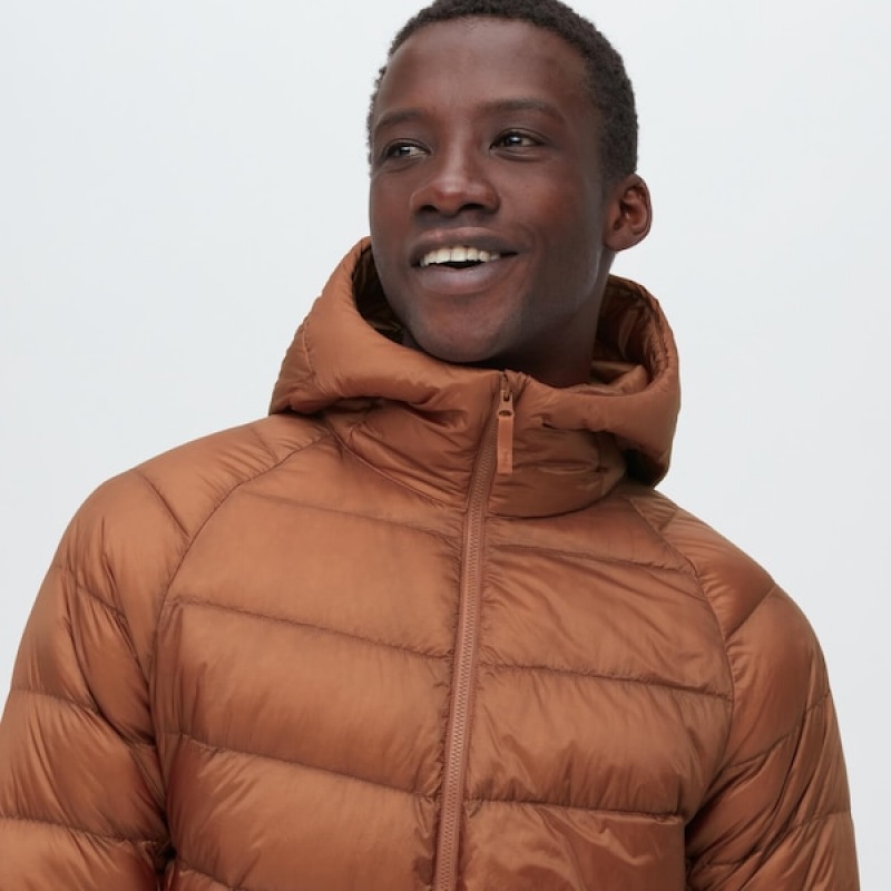 Uniqlo Ultra Light Down Parka Herre Orange | 2514-OSNMQ