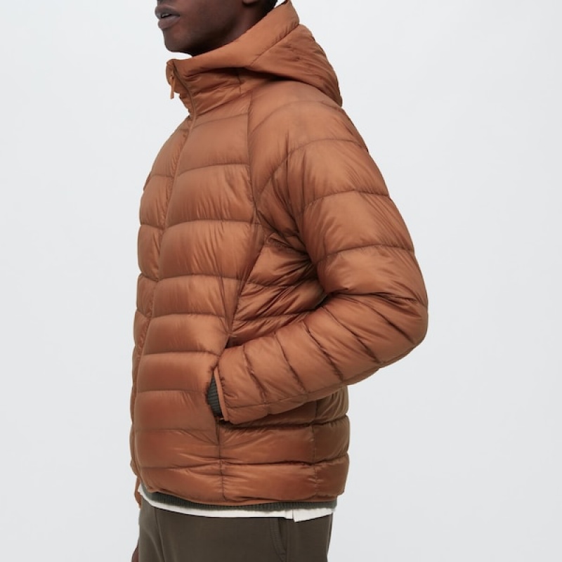 Uniqlo Ultra Light Down Parka Herre Orange | 2514-OSNMQ