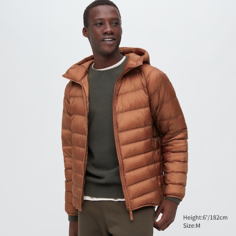 Uniqlo Ultra Light Down Parka Herre Orange | 2514-OSNMQ