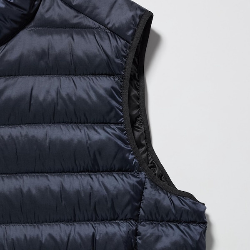 Uniqlo Ultra Light Down Vest Herre Mørkeblå | ZFJBPO-872