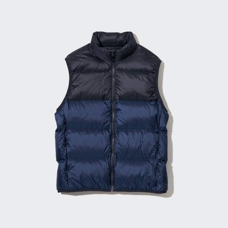 Uniqlo Ultra Light Down Vest Herre Mørkeblå | TFOMRL-026