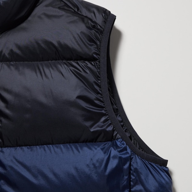 Uniqlo Ultra Light Down Vest Herre Mørkeblå | TFOMRL-026