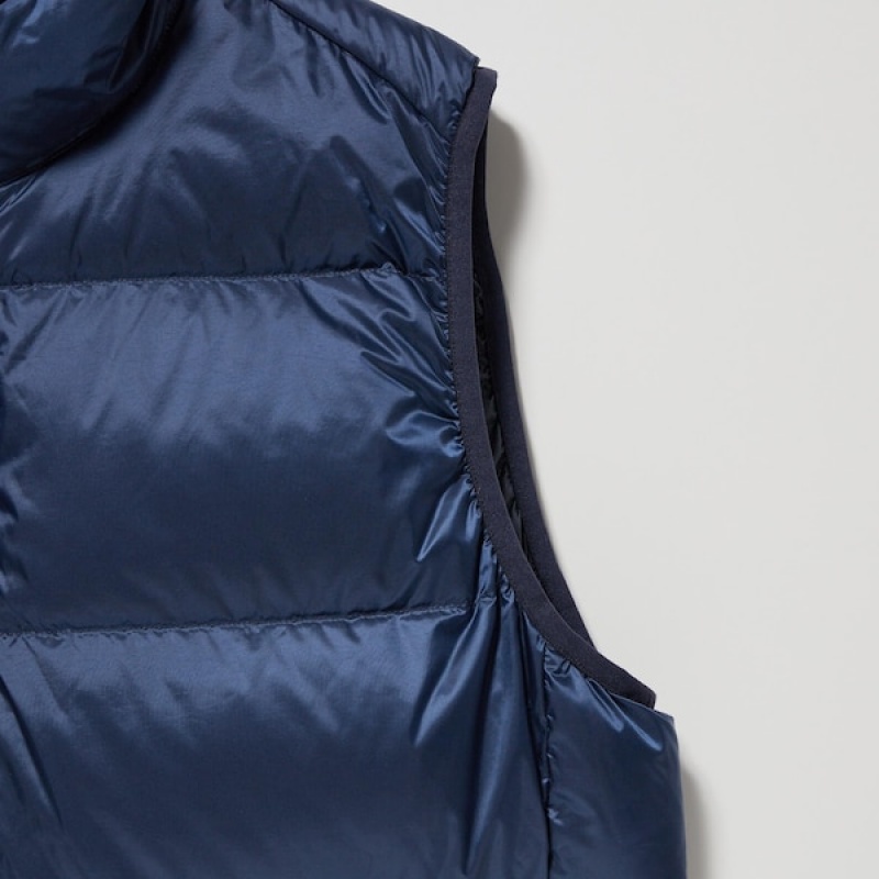 Uniqlo Ultra Light Down Vest Herre Mørkeblå | VESJNF-671