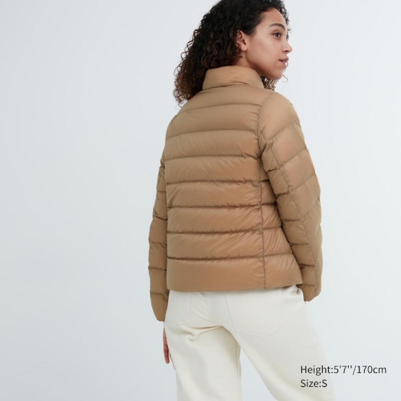 Uniqlo Ultra Light Down jackets Dame Brune | 3026-VEPFO