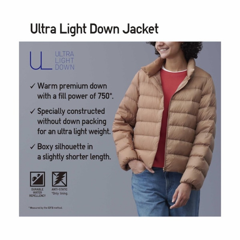 Uniqlo Ultra Light Down jackets Dame Hvide | 8631-HKVYA