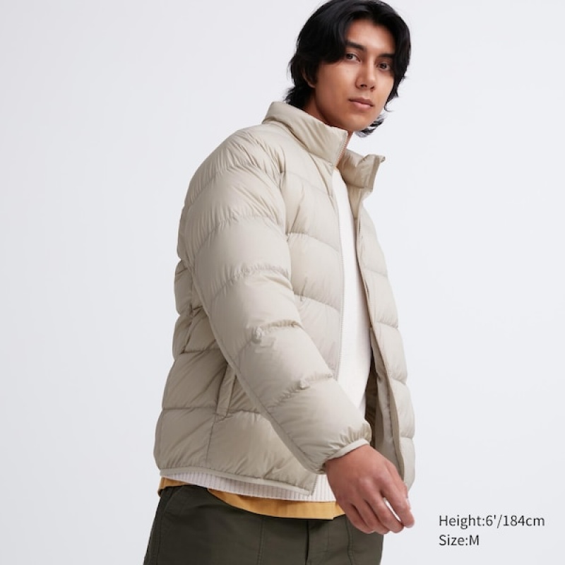 Uniqlo Ultra Light Down jackets Herre Hvide | RZICPO-541