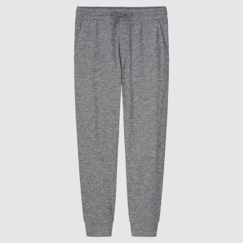 Uniqlo Ultra Stretch Active Joggers Herre Sort | 6987-ACEVX