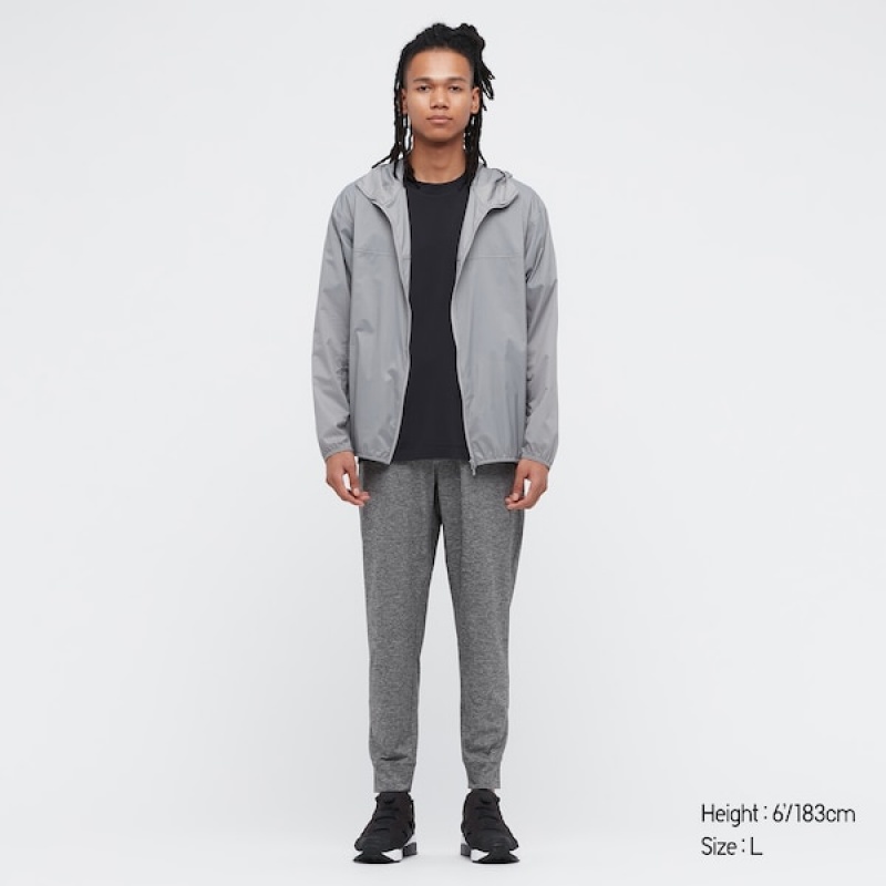 Uniqlo Ultra Stretch Active Joggers Herre Sort | 6987-ACEVX