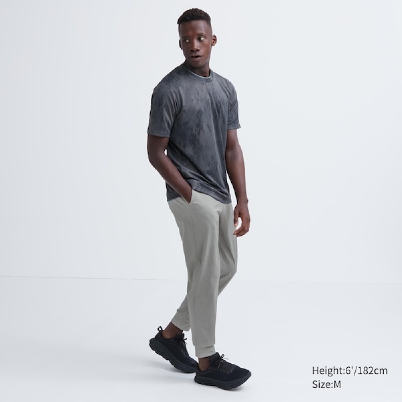 Uniqlo Ultra Stretch DRY-EX Joggers Herre Grå | 0439-HBVTX