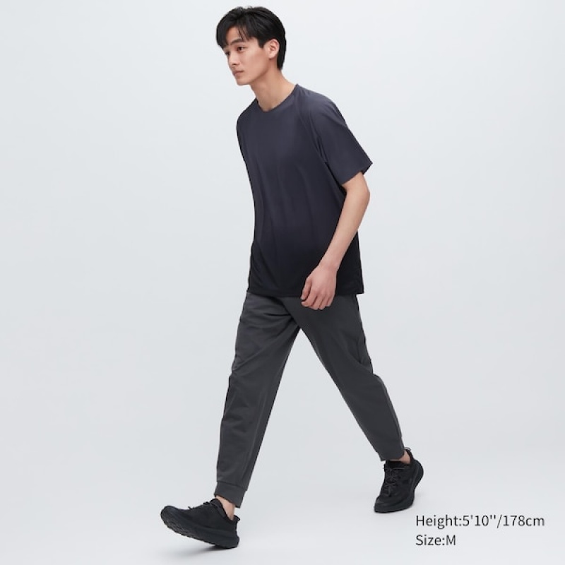 Uniqlo Ultra Stretch DRY-EX Joggers Herre Mørkegrå | 4210-TCLSQ