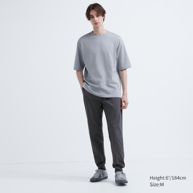 Uniqlo Ultra Stretch DRY-EX Joggers Herre Mørkegrå | 3872-LCNOW