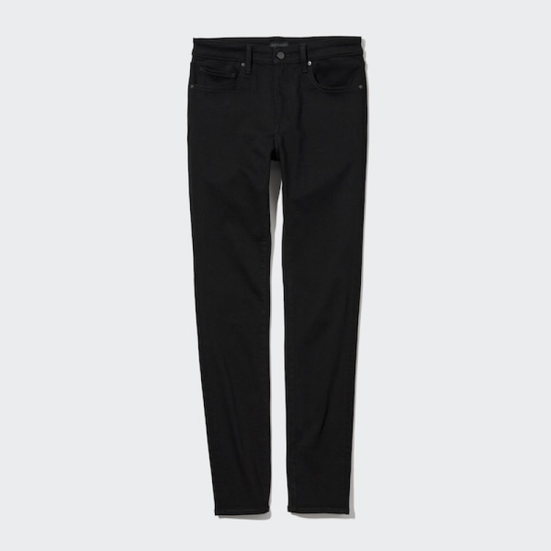 Uniqlo Ultra Stretch Mager-Fit Jeans Herre Sort | 8624-LORTF