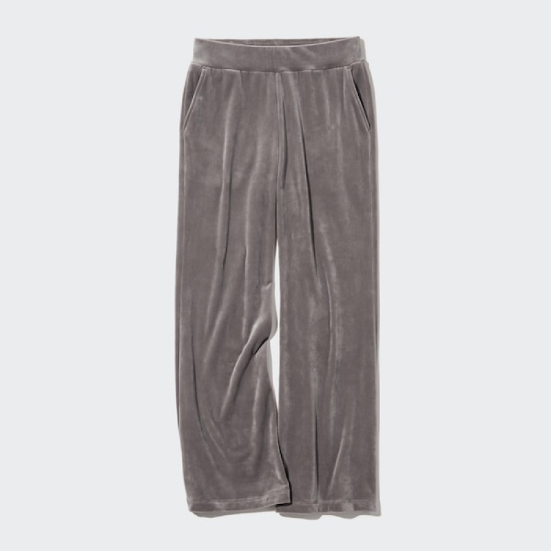 Uniqlo Ultra Stretch Smooth Bukser Dame Brune | 5374-SQGTA